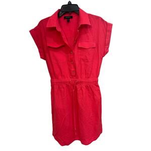 Ellen Tracy jumper coral lightweight women small